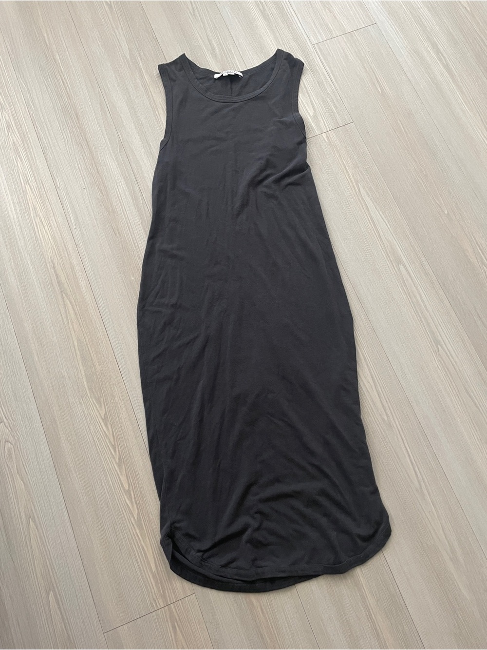 Bella Luxx Grey Sleeveless Tank Midi Dress